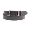 Pánský kožený opasek do obleku Špongr 35004 šedý