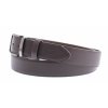 Pánský kožený opasek do obleku Špongr 35004 šedý