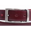 Pánský kožený opasek do obleku Špongr 35005 vínový