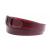 Pánský kožený opasek do obleku Špongr 35005 vínový