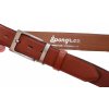 Pánsky kožený spoločenský opasok Špongr 35009 gaštanovo hnedý