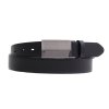 Pánsky kožený opasok do obleku Špongr 35012 čierny