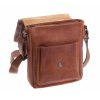 Pánska kožená taška cez rameno Mustang San Marino koňakovo hnedá