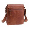 Pánská kožená taška přes rameno Mustang San Marino koňakově hnědá
