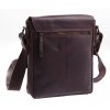 Pánska kožená taška cez rameno Mustang San Remo hnedá