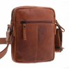 Pánská kožená taška přes rameno Mustang Trento koňakově hnědá