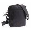 Pánská kožená taška přes rameno Mustang Trento černá