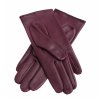Dámské kožené řidičské rukavice Špongr ZONDA tmavě bordové
