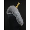 Exkluzivní kožešinový límec z Frost lišky LS279 + zavazování