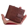 Pánská kožená peněženka Segali 54050 Chestnut koňakově hnědá