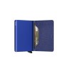 Secrid Slimwallet Crisple Cobalt Semi Open