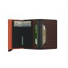 Secrid Slimwallet Optical Brown Orange Open