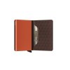 Secrid Slimwallet Optical Brown Orange Semi Open