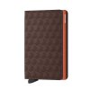 Secrid Slimwallet Optical Brown Orange Front