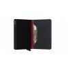Secrid Slimwallet Perforated Black Red Semi Open