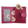 Dámská kožená peněženka na výšku Segali 7319 fuchsia růžová