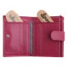 Dámská kožená peněženka na výšku Segali 7319 fuchsia růžová