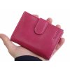 Dámská kožená peněženka na výšku Segali 7319 fuchsia růžová