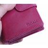 Dámská kožená peněženka na výšku Segali 7319 fuchsia růžová