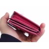 Dámská kožená peněženka na výšku Segali 7319 fuchsia růžová