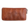 Dámská kožená peněženka na zip Noelia Bolger 5123 koňaková