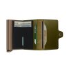 Secrid Premium Twinwallet Dusk Olive Open