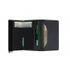 Secrid Premium Slimwallet Emboss Lines Black Open