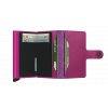 Secrid Miniwallet Crisple Fuchsia Open