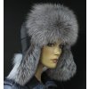 Kožešinová ušanka z polární lišky RU1 z lišky Frost