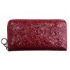 Velká dámská kožená peněženka Carmelo 2111 V bordová