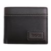 Menšia pánska kožená peňaženka Segali SG-7493 čierna / šedá