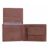 Větší pánská kožená peněženka Segali 614826A hnědá