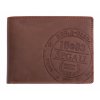 Větší pánská kožená peněženka Segali 614826A hnědá
