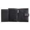 Pánska kožená peňaženka na výšku Segali 7516L čierna