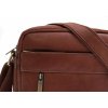 Pánská kožená taška přes rameno Sendi Design M-713 koňaková