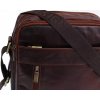 Pánská kožená taška přes rameno Sendi Design B-713 hnědá