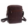 Pánská kožená taška přes rameno Sendi Design B-713 hnědá
