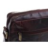 Pánská kožená taška přes rameno Sendi Design B-701 tmavě hnědá