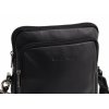 Pánská kožená taška přes rameno Sendi Design N-722 černá