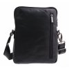 Pánská kožená taška přes rameno Sendi Design N-722 černá