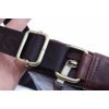 Pánská kožená crossbody taška Sendi Design B-710 tmavě hnědá