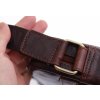 Pánská kožená crossbody taška Sendi Design B-710 tmavě hnědá