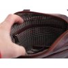 Pánská kožená crossbody taška Sendi Design B-710 tmavě hnědá
