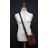 Pánská kožená crossbody taška Sendi Design B-710 koňakově hnědá