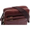 Pánská kožená crossbody taška Sendi Design B-710 koňakově hnědá