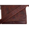 Malá kožená taška crossbody Lagen 7074 hnedá