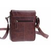 Malá kožená taška crossbody Lagen 7074 hnedá