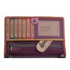 Dámska kožená peňaženka Lagen V-17/DK Framing Caramel Multi farebná