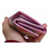 Kožená peněženka Lagen LG-11/RK Framing Fuchsia Multi růžová