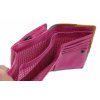 Kožená peněženka Lagen 864-77/D Fuchsia Multi růžová